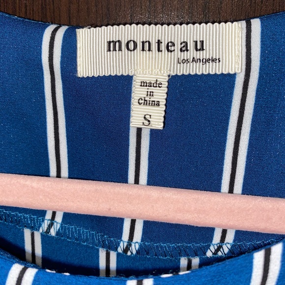 ⚡️⚡️FREE a with a purchase of $25 or more⚡️⚡️ Monteau LA- Dress Shirt, SIZE:S - Picture 2 of 3